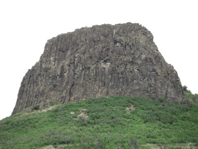 Old lava dome.